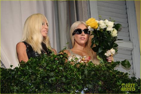 lady gaga versace donatella|lady gaga surprise.